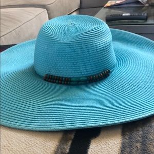 Blue hat